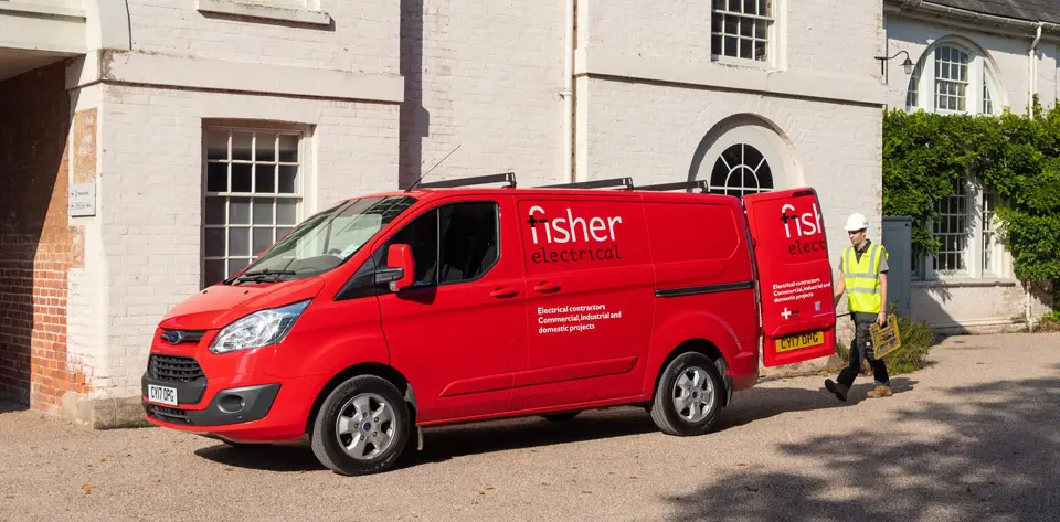 fisher-electrical-van-stately-home